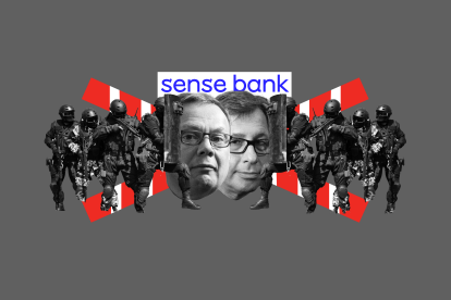 Михайло Фрідман і Петро Авен, Sense Bank /колаж Анастасія Левицька