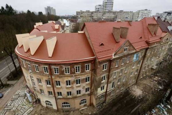 У Львовi завершили перший етап вiдбудови зруйнованих будинкiв на Стрийськiй