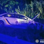 Поліція двох областей більше доби ловила винуватця ДТП, у якому постраждали патрульні (фото)