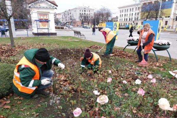 У Запорiжжi “Зеленбуд” поспiшає виконати сезоннi роботи до перших морозiв