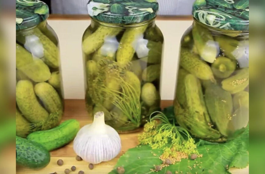 Цікавий присмак: хрусткі солоні огірки з тархуном на зиму