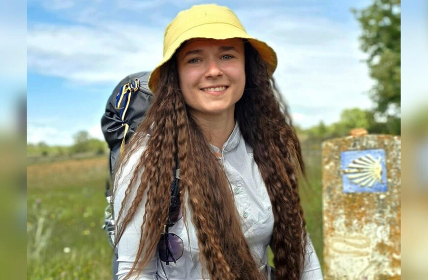 Італієць цитував в Іспанії Ліну Костенко українською: пілігримка з Києва пройшла 315 кілометрів Шляхом святого Якова на підтримку української мови