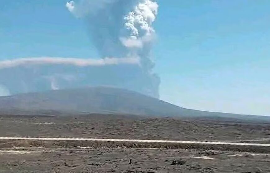 Цей вулкан щойно вивергся вперше за 10 000 років