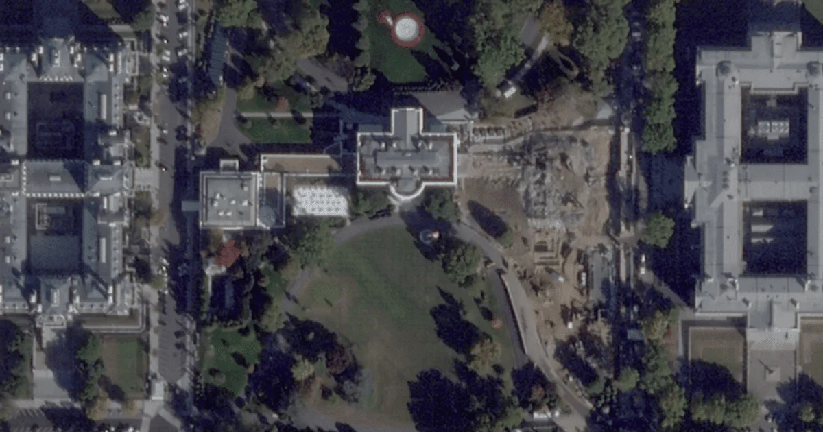 Повне знесення Східного крила Білого дому