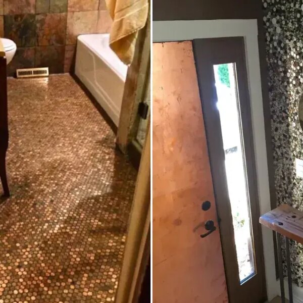 Підлога з монет у ванній: сума витрат на дивний експеримент здивує вас