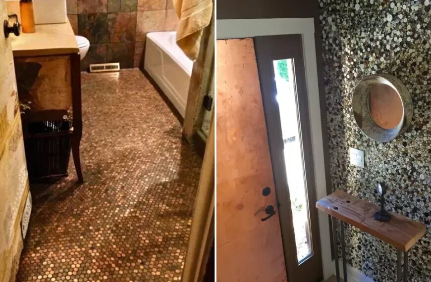 Підлога з монет у ванній: сума витрат…