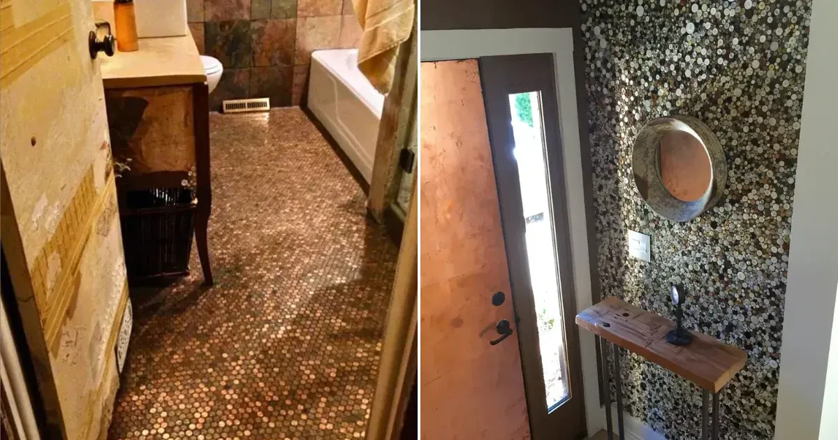 Дизайн з монет та гудзиків. Фото: Патрік Жируар та Дебра К’юсік