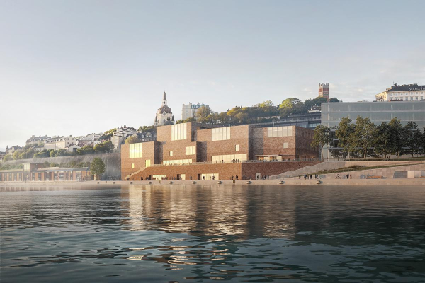 Конструкція Нобелівського центру буде переважно з дерева, а фасади облицюють відновленою червоною цеглою.