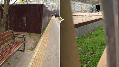На алеї у Кропивницькому встановили паркан й розпочали роботи: що будують і&hellip;