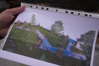 Сквер, роботи, план, вулиця Чорновола, Івано-Франківськ, церква УПЦ МП, зелена зона