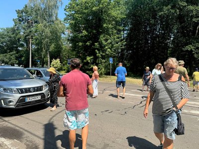 У Черкасах місцеві втретє вийшли проти забудови на Лісовій Просіці