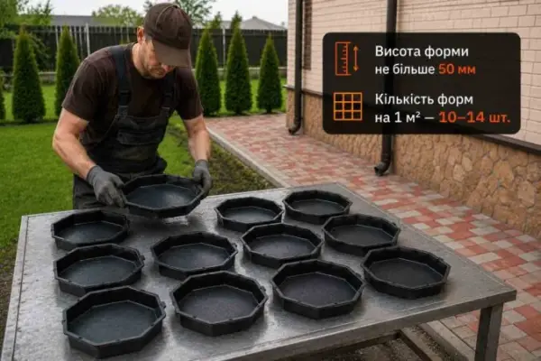 Як зробити тротуарну плитку власноруч: 5 рекомендацій