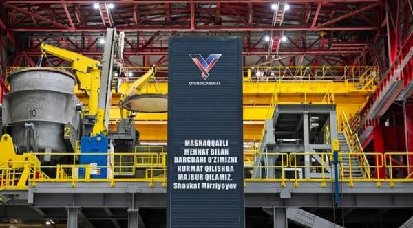 Узбекистан розпочав роботу над першим комплексом з виробництва гарячекатаного листового прокату.